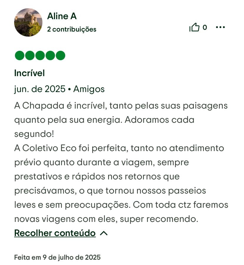 Depoimento do cliente