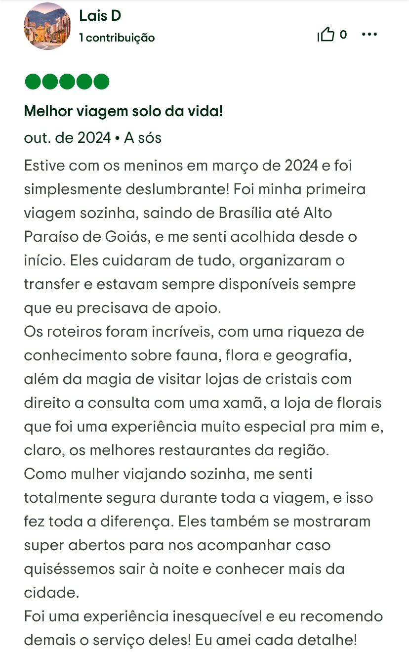 Depoimento do cliente