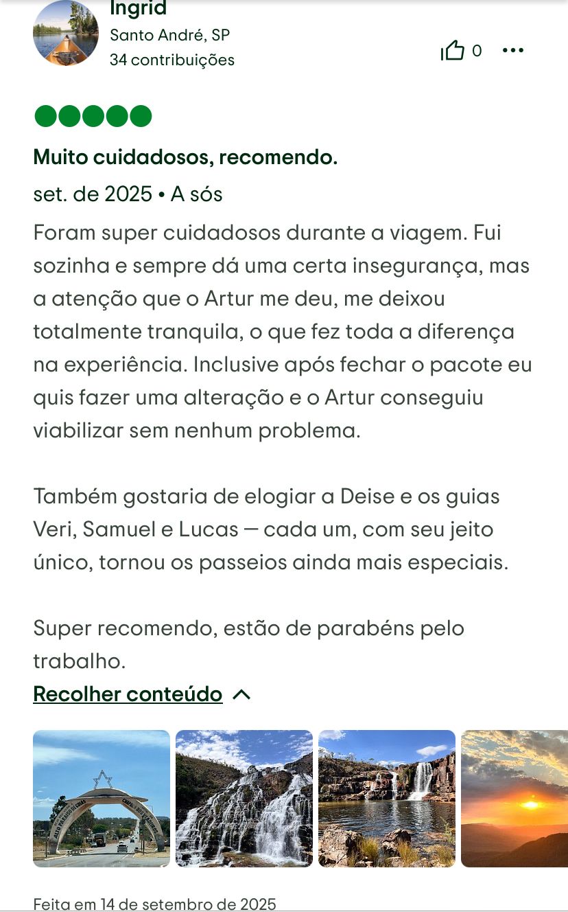 Depoimento do cliente